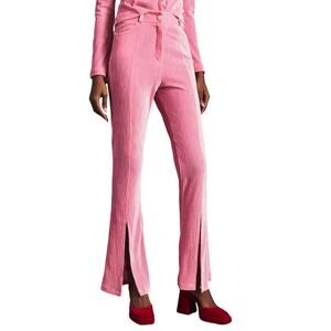 NWT TACH Clothing X Anthropologie Moya Velvet Pant - Pink - Medium